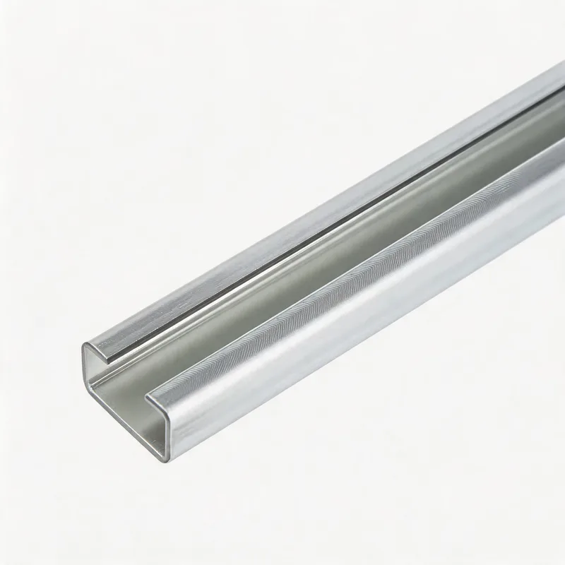 WQL-E C-channel mounting rail — DIN rail-nut mounting — DIN 3015