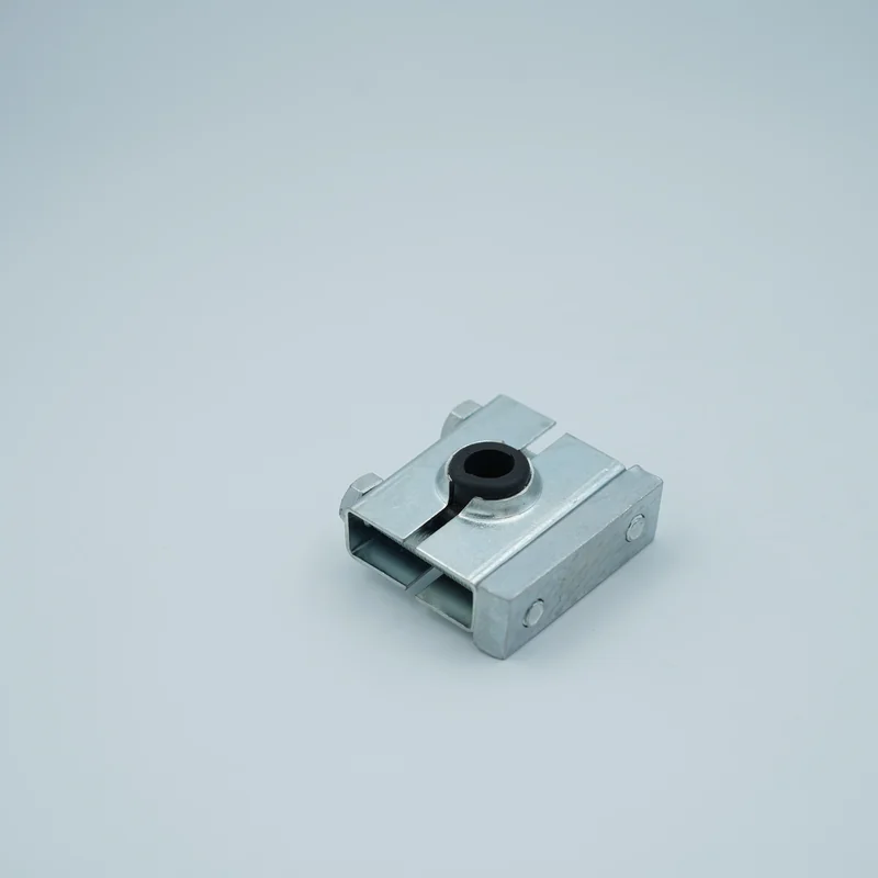 DIN 3015 pipe clamp PA66 cushion insert — polymer insert that retains grip and vibration damping at operating temperature
