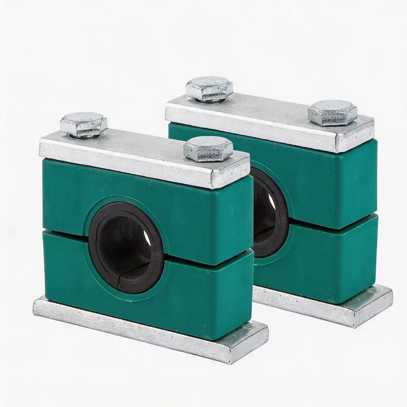 WQL·G30 shockproof plastic pipe clamp size range — ø16–108 mm comparison — DIN 3015-1