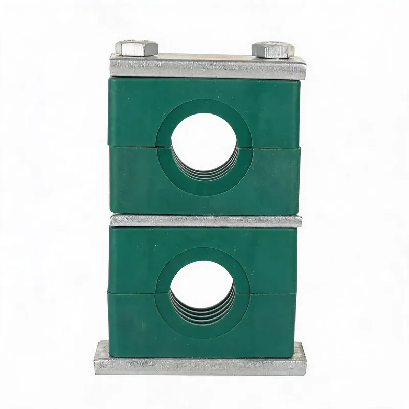 WQH multi-layer stacking pipe clamp — WeiQue steel — DIN 3015-2, ø14–108 mm