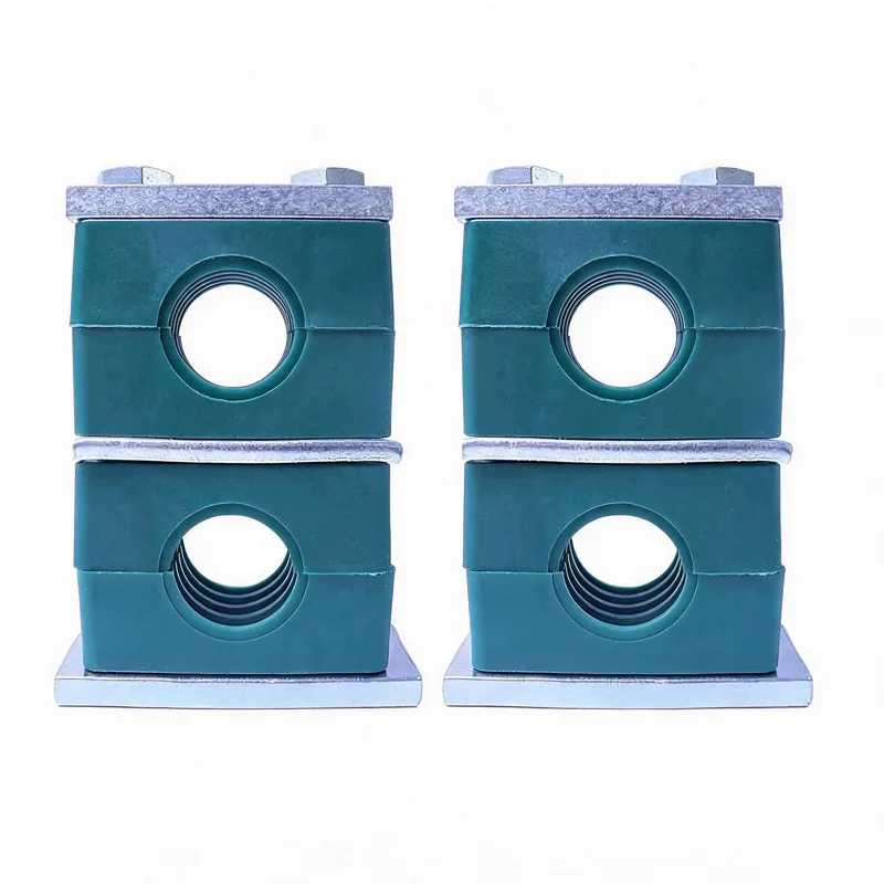 WQH stacking pipe clamp size range — ø14–108 mm comparison — DIN 3015-2
