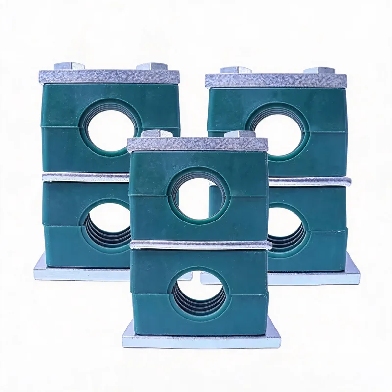 WQH stacking pipe clamp size range — ø14–108 mm comparison — DIN 3015-2