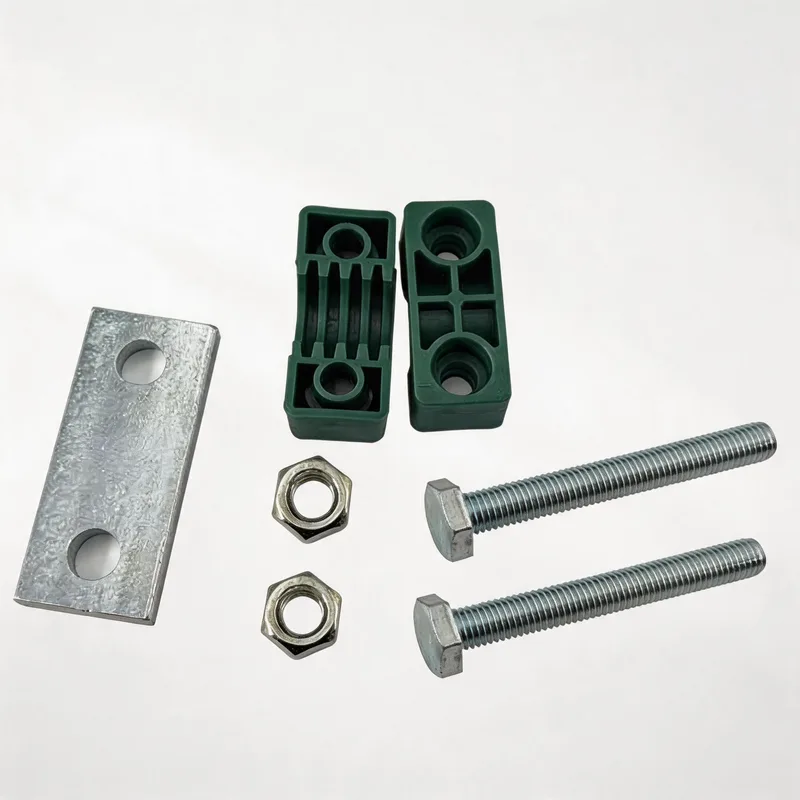 WQH long-bolt heavy pipe clamp — exploded view: body, bolt, nut, long welded base