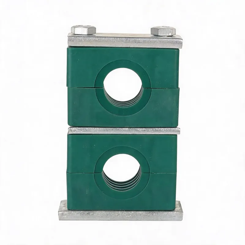 WQH stacking pipe clamp — WeiQue steel — DIN 3015-2, ø14–108 mm