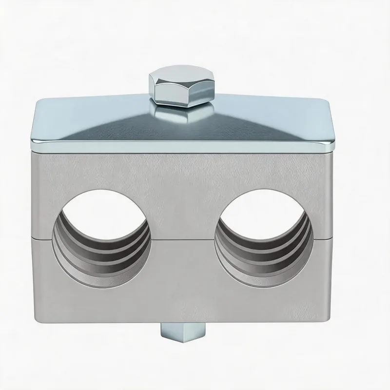 TTAG4 — WeiQue aluminum alloy pipe clamp — DIN 3015-1, ø6–54 mm
