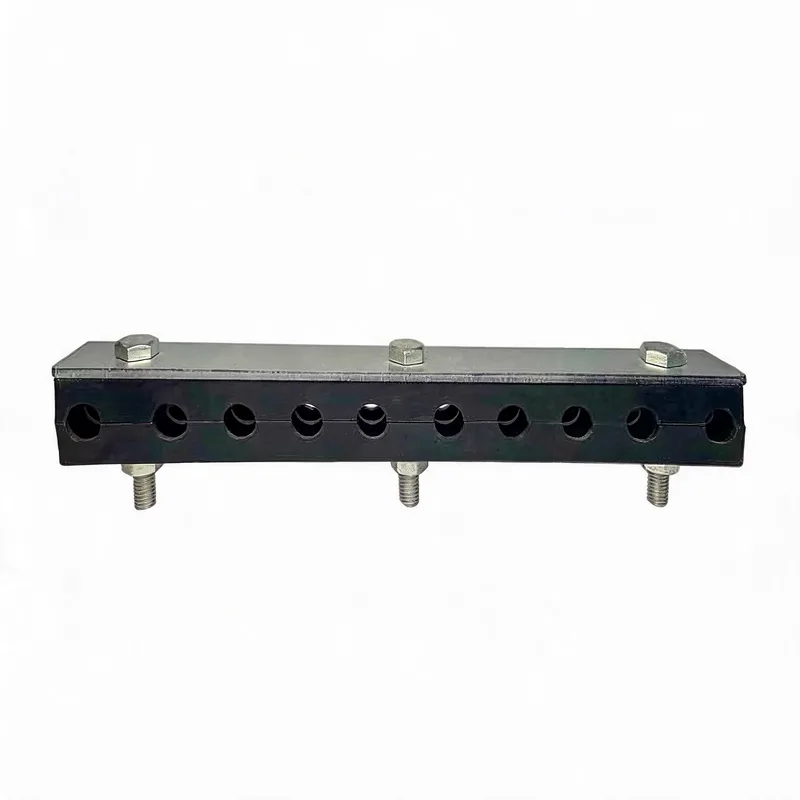 WQB marine ten-hole single-row clamp — WeiQue nylon / stainless 316L — marine DIN 3015, ø6–54 mm