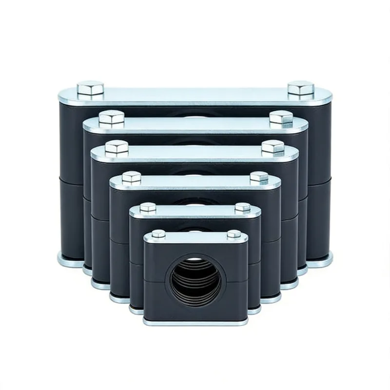 WQL·G3 pipe clamp size range — ø6–108 mm comparison — DIN 3015-1