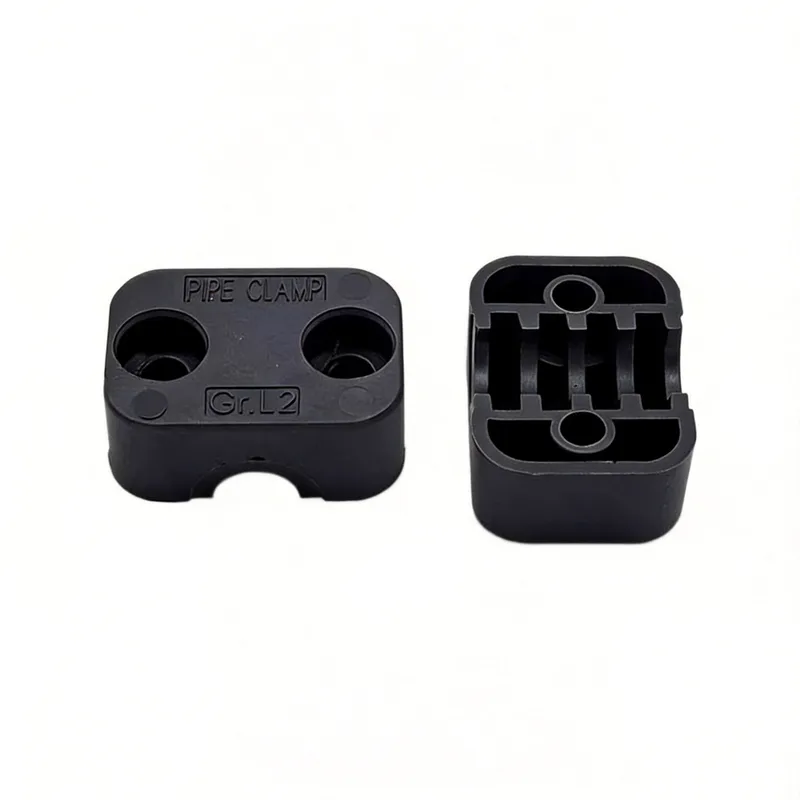 WQL light nylon clamp body — angled view, nylon — DIN 3015-1, ø6–108 mm