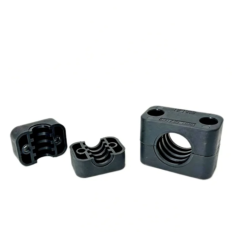 WQL light nylon clamp body — angled view, nylon — DIN 3015-1, ø6–108 mm