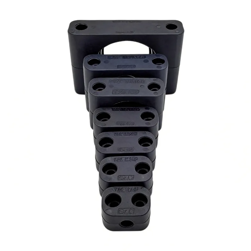 WQL light nylon clamp body size range — ø6–108 mm comparison — DIN 3015-1
