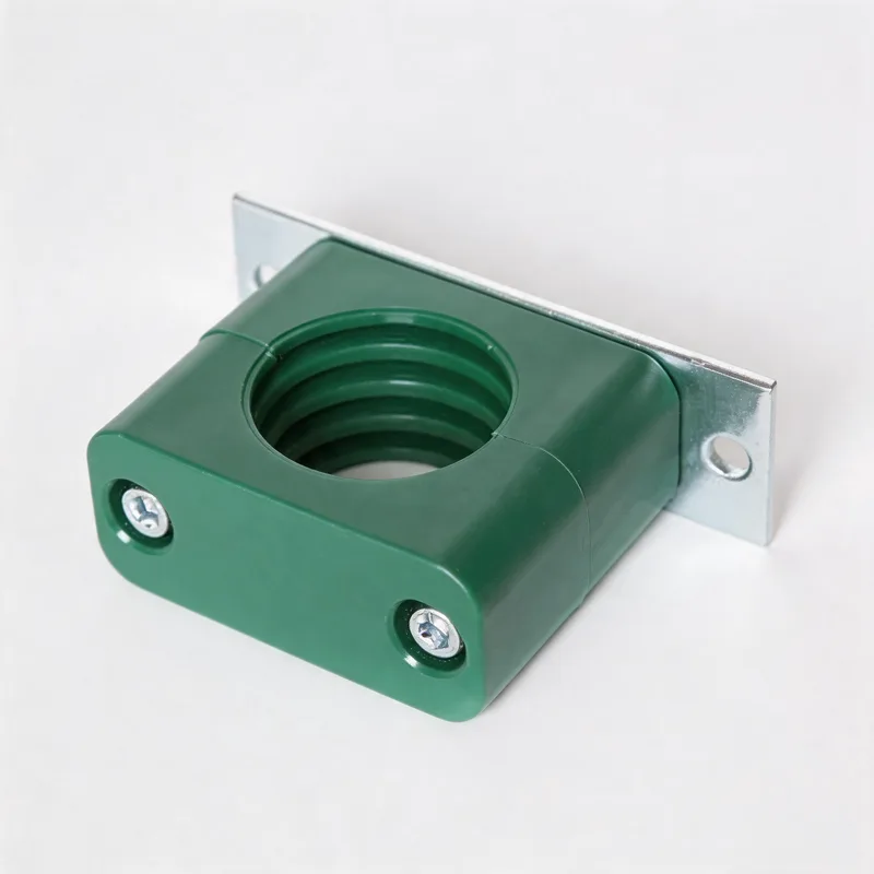 WQL·G5 pipe clamp — angled view, plastic body — DIN 3015-1, ø6–108 mm