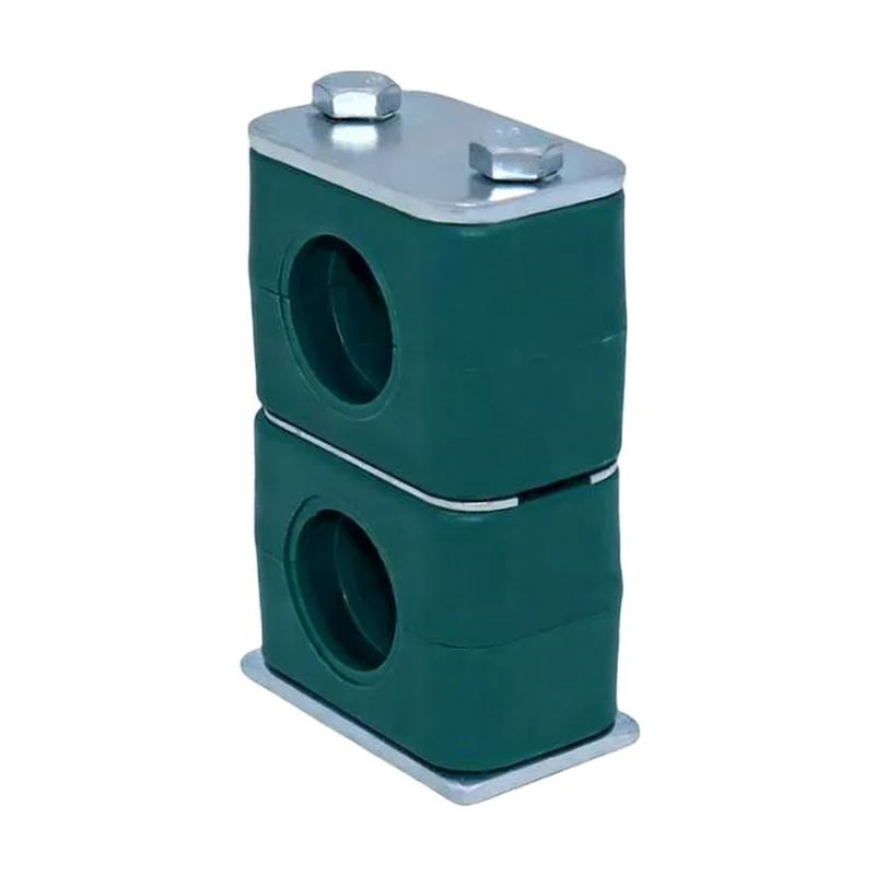 Light outer-hex stacking clamp angle 2 — WQL stacking three-quarter view
